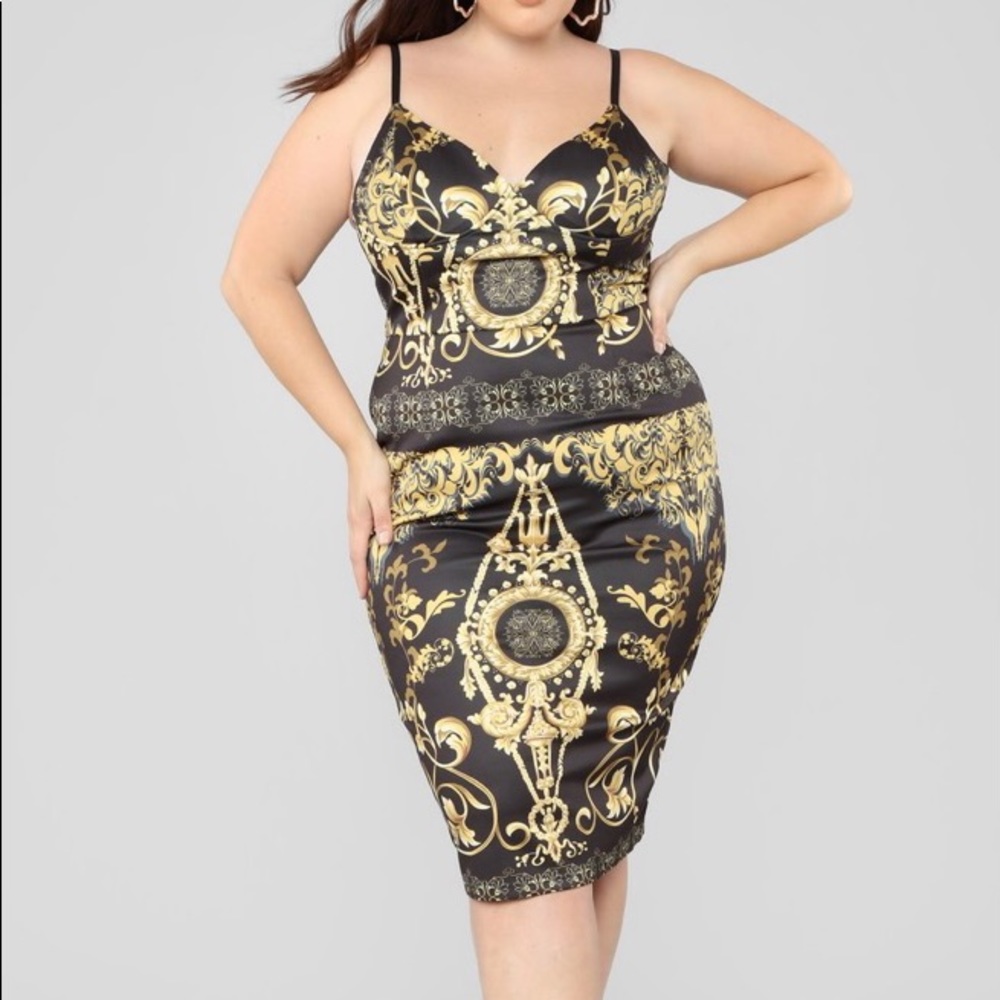 Fashion Nova Ready to Break Free Dress Sz 1X